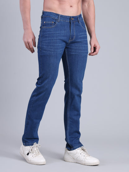 Stylox Men’s Slim Fit Jeans | Mid Rise Stretch Denim with Clean Wash for Everyday Style