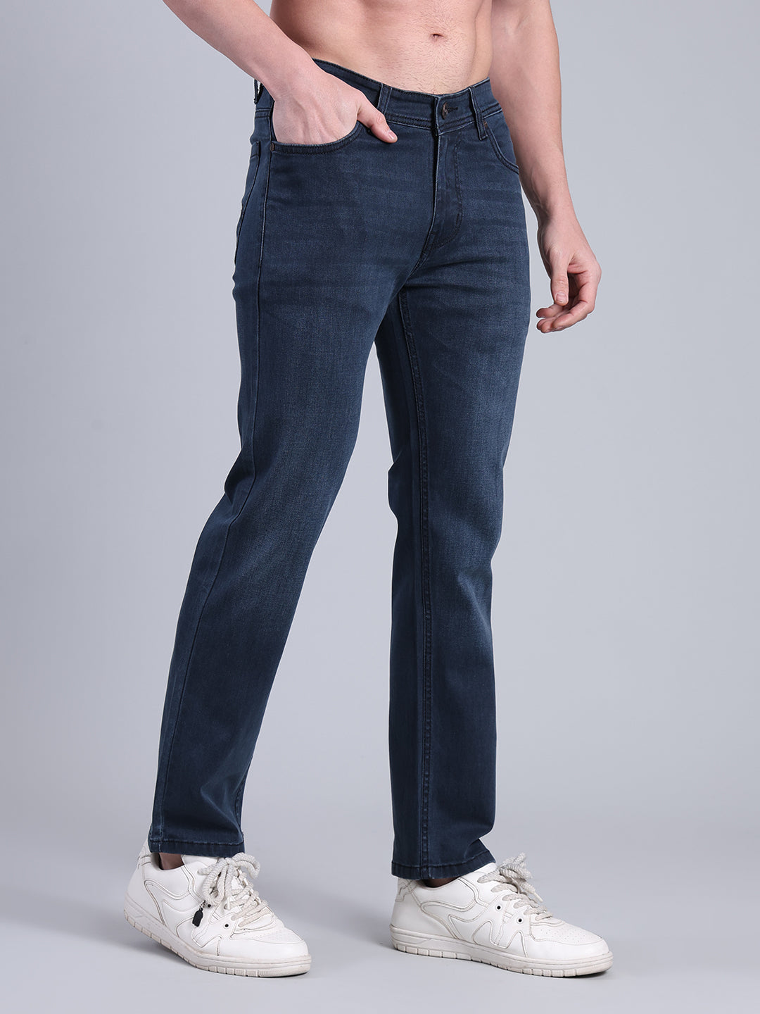 Stylox Men’s Straight Fit Jeans | Classic Denim Jeans for Men | Mid-Rise Everyday Casual Wear Jeans