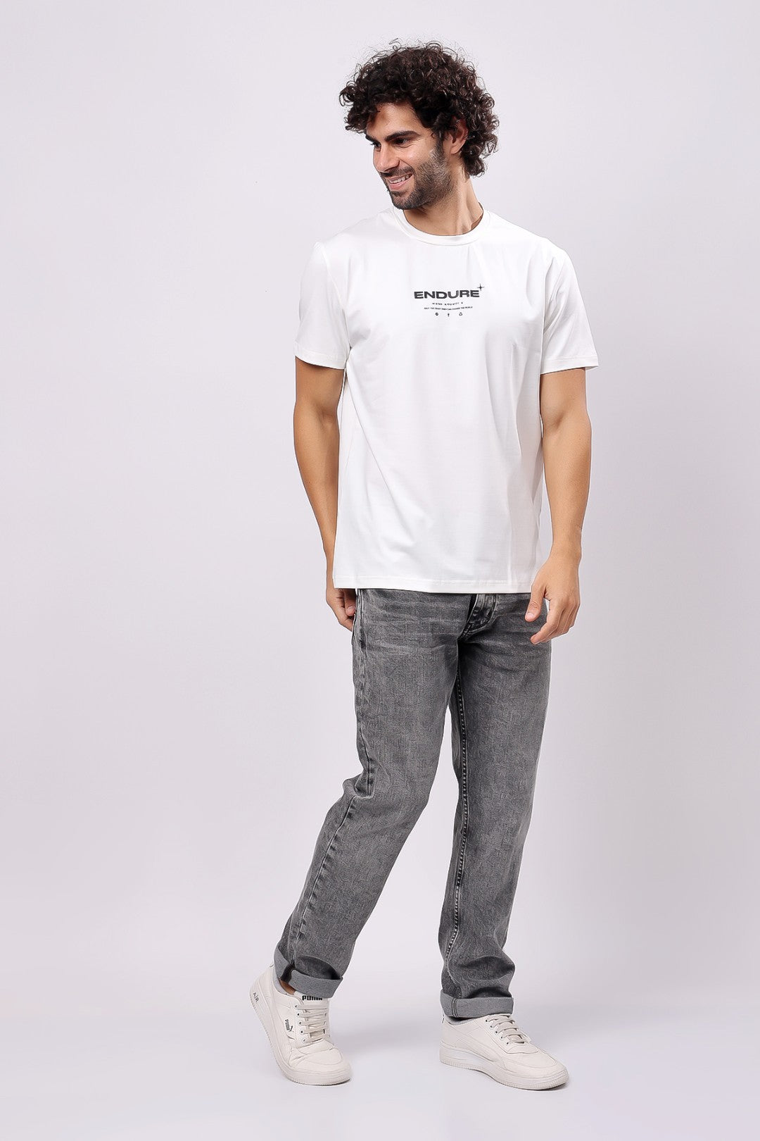 STYLOX MEN CREW NECK PRINTED T-SHIRT - Stylox