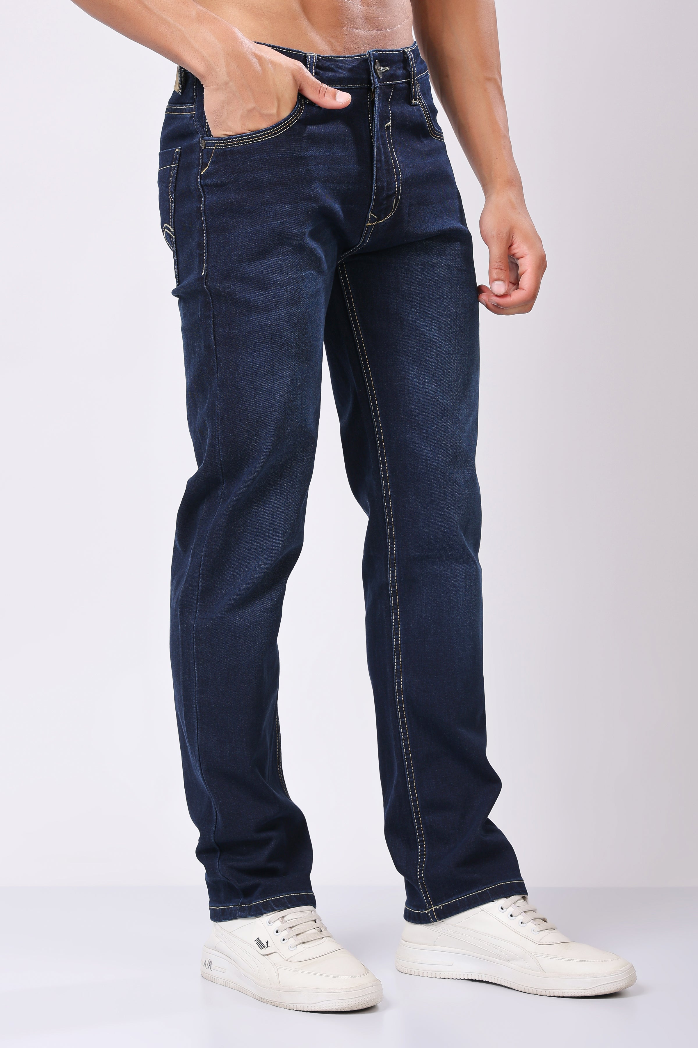 Stylox Comfort Fit Jeans for Men's | Dark Blue, Light Blue, Mid Light Blue &  Mid Dark Blue |