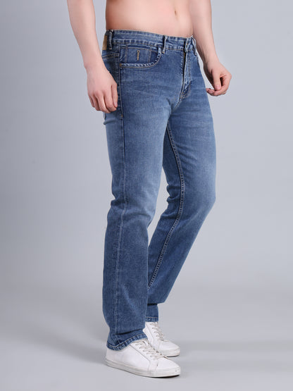 Stylox Men’s Comfort Fit Mid-Rise Jeans