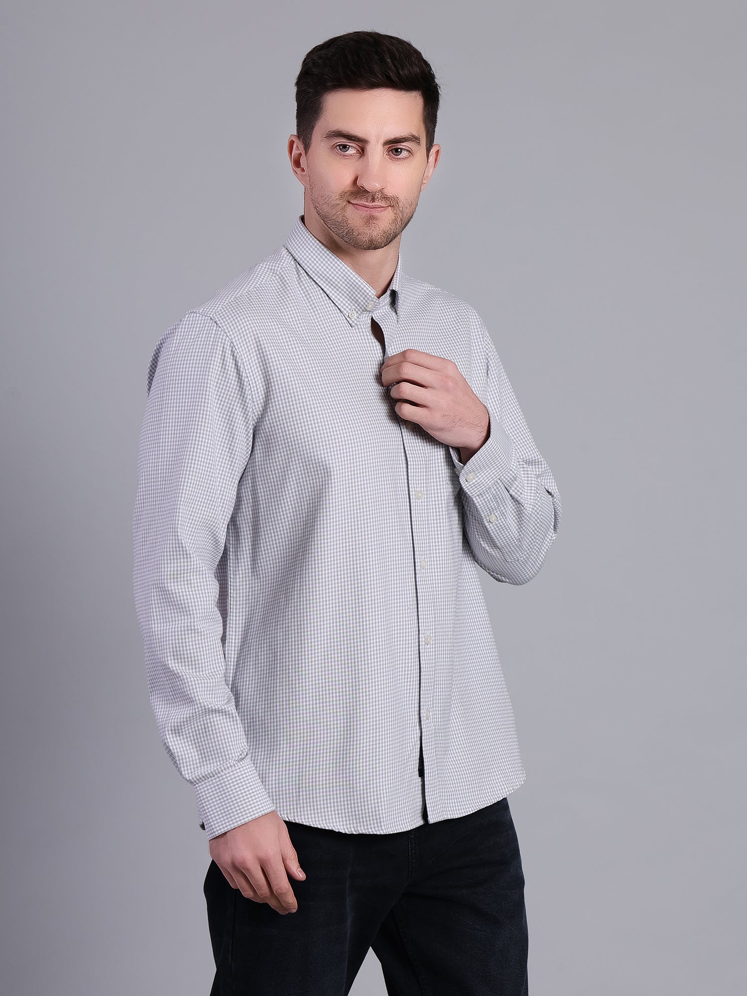 Men's Regular Fit Cotton Shirt | Office & Party Wear | Premium Comfort - Stylox