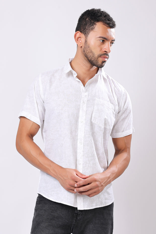 STYLOX HALF SLEEVE PRINTED CASUAL SHIRT