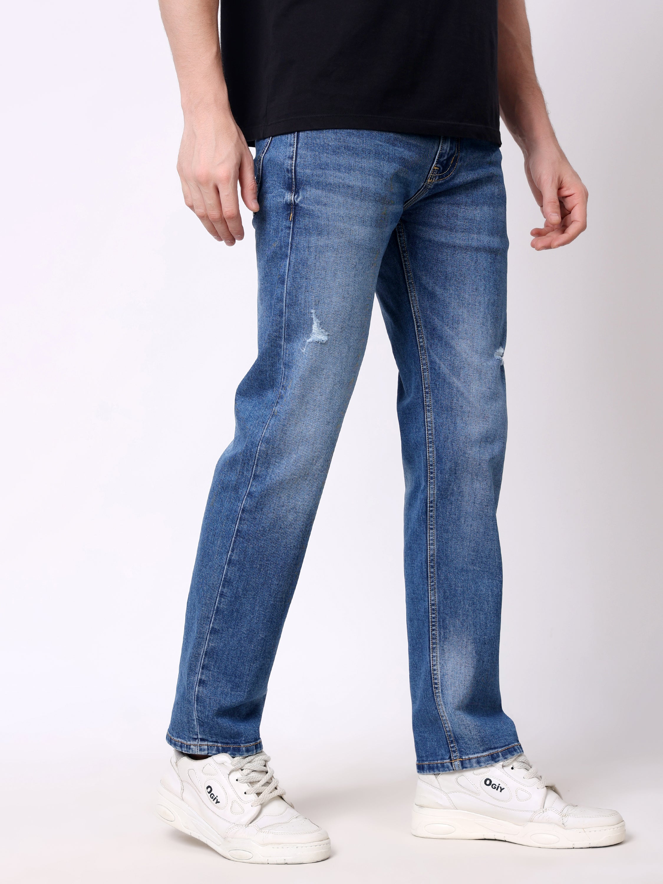 Stylox Men’s Stretchable Comfort Fit Denim Jeans - Stylox
