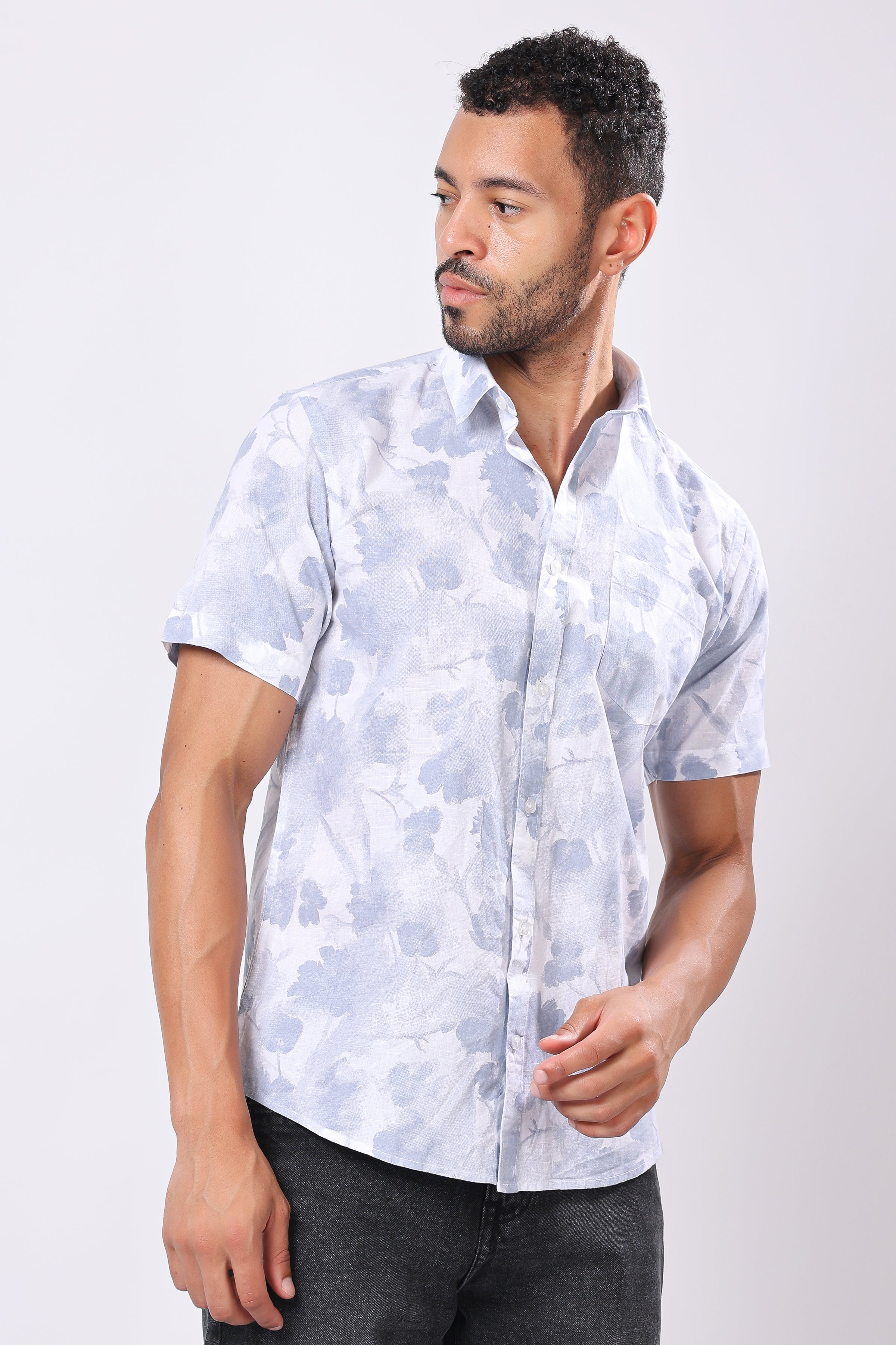 Stylox Printed Half Sleeve Casual Shirt - Stylox
