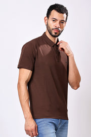 Stylox Solid Polo T-Shirt For Men
