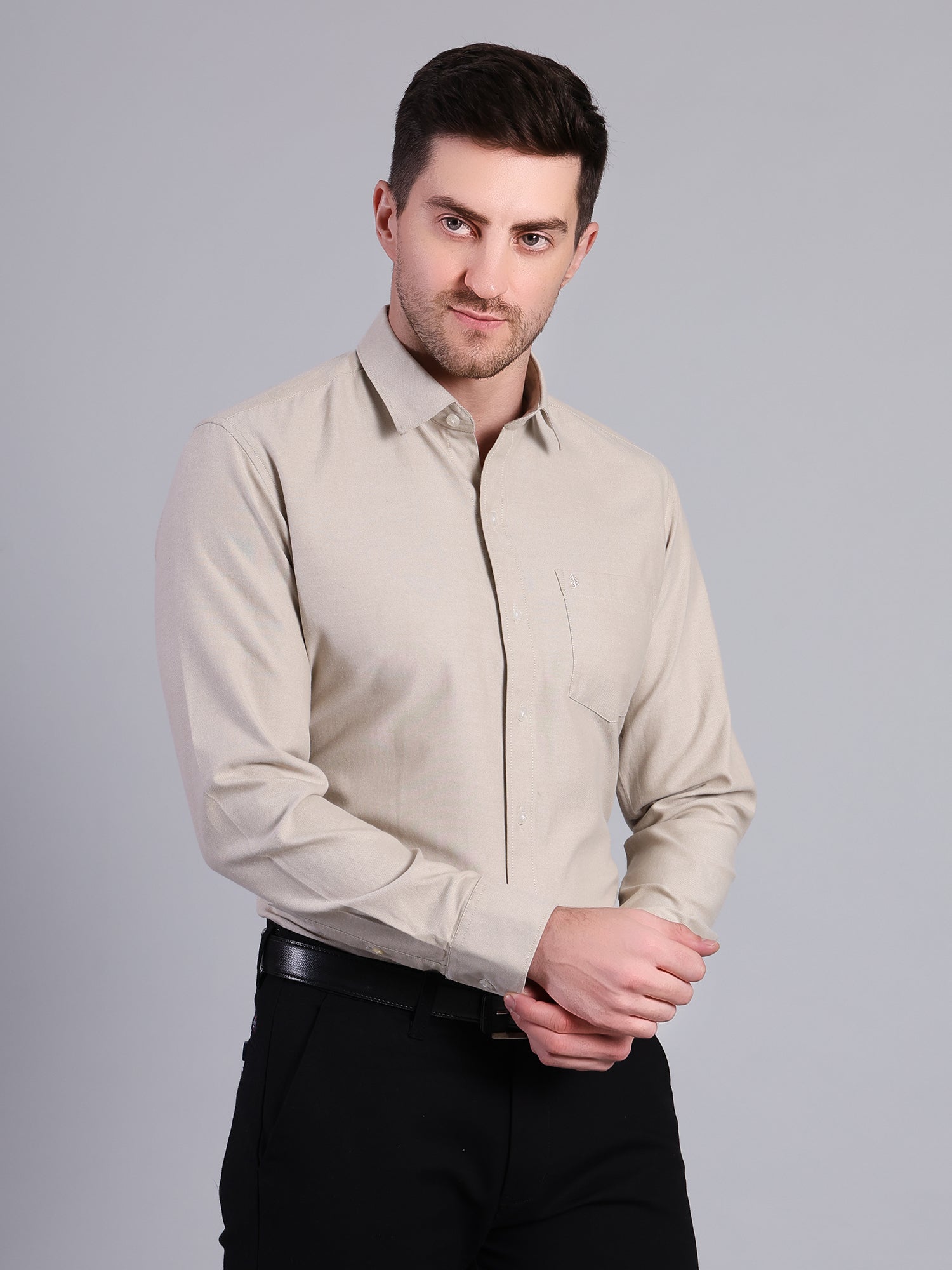 Men's Regular Fit Cotton Shirt | Office & Party Wear - Stylox
