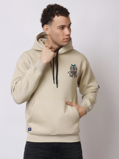 Stylox Men’s Graphic Winter Hoodie – Floyd Printed Pullover with Kangaroo Pocket &amp; Warm Fleece Fabric