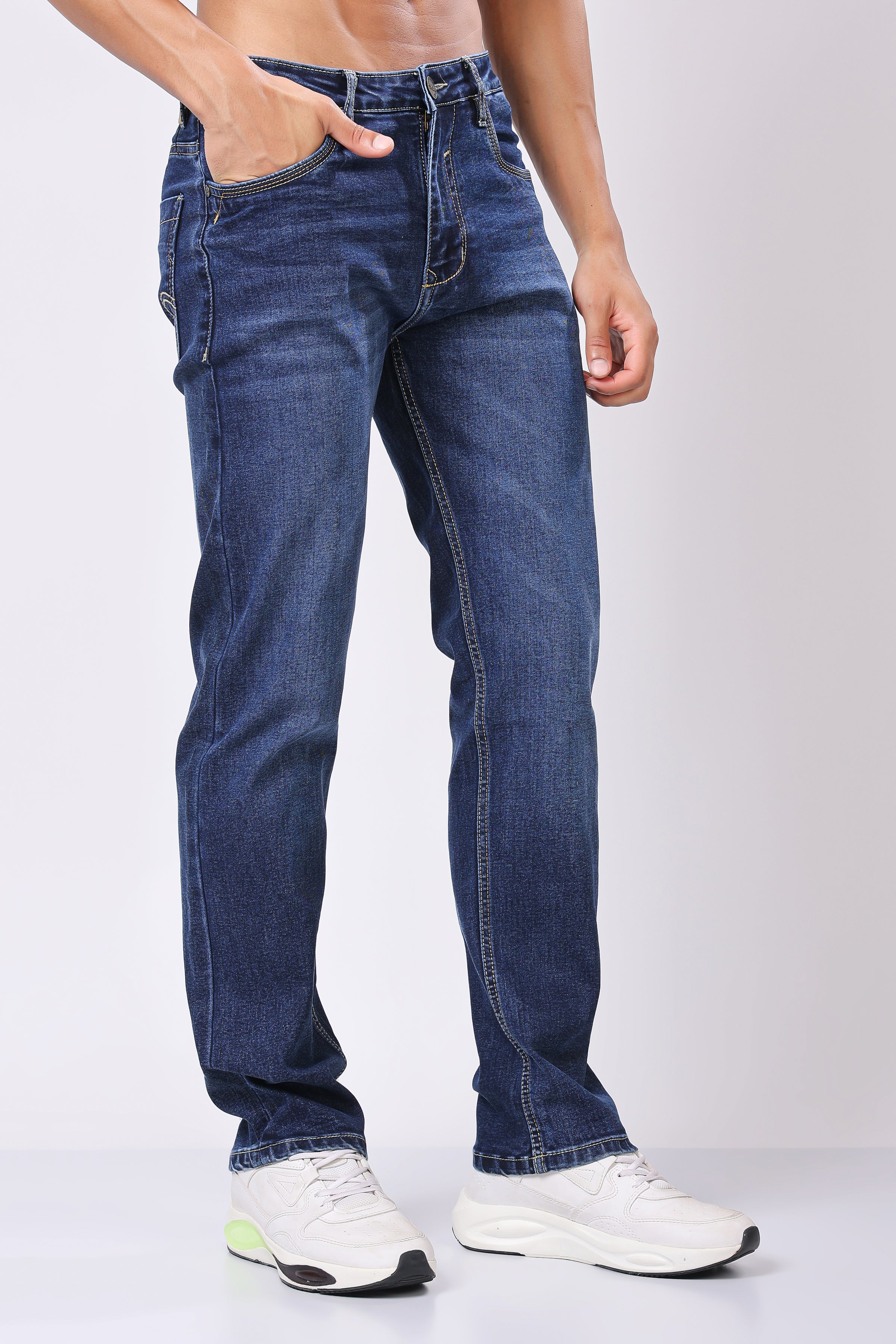 Stylox Comfort Fit Jeans for Men's | Dark Blue, Light Blue, Mid Light Blue &  Mid Dark Blue |