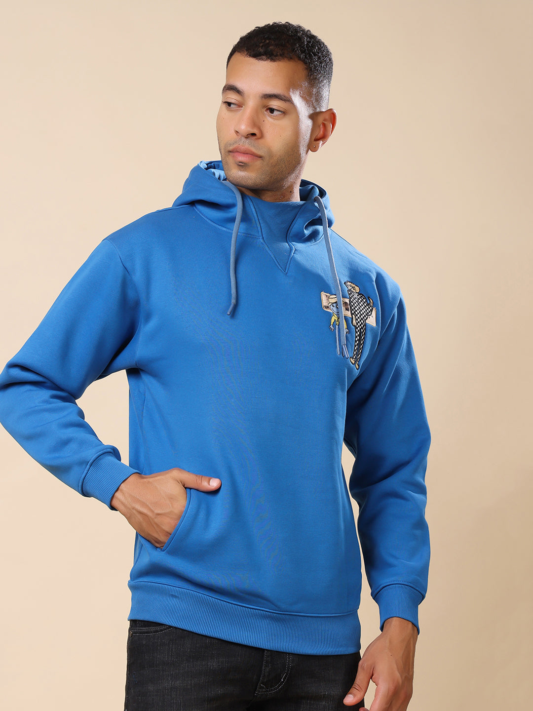 Stylox Men’s Printed Hoodie – Trendy Comfort Wear for Everyday Style