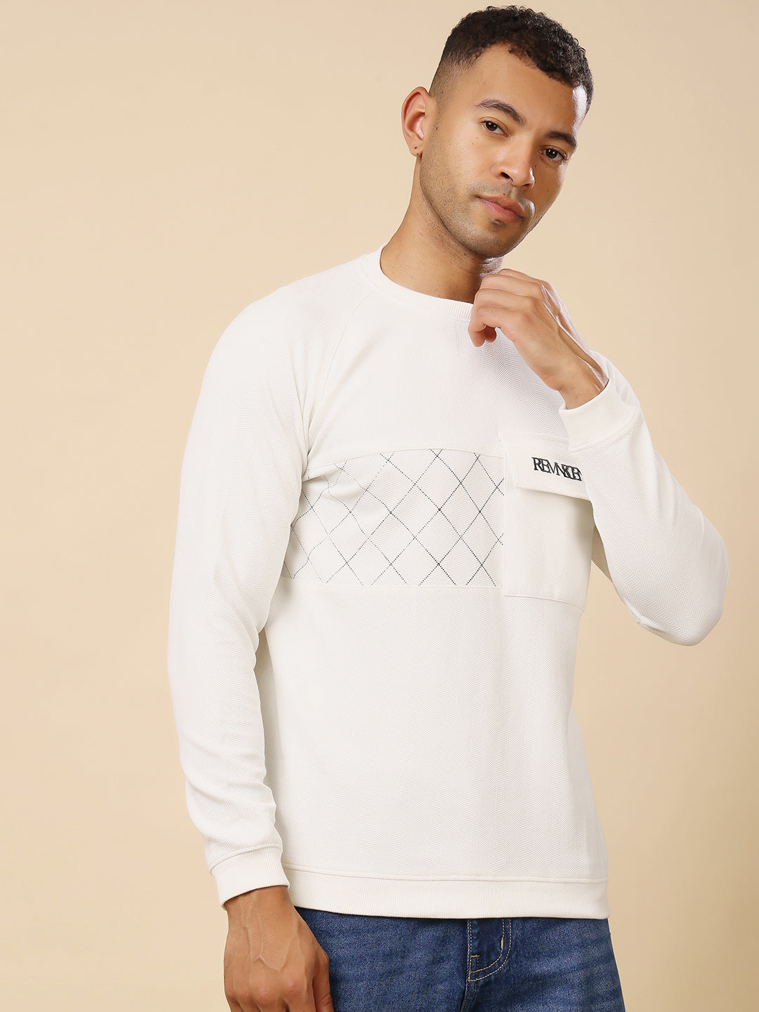 Stylox Men’s Round Neck Full Sleeve Sweatshirt – Classic Fit, Soft Fabric &amp; Cozy Winter Wear