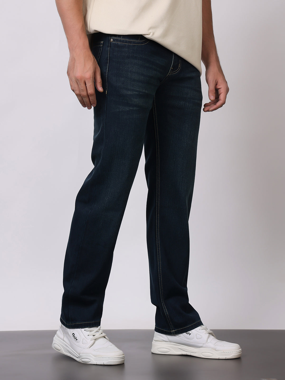 Stylox Men’s Comfort Fit Denim Jeans | Stylish Mid-Rise Jeans | Perfect for Work & Weekend Wear - Stylox