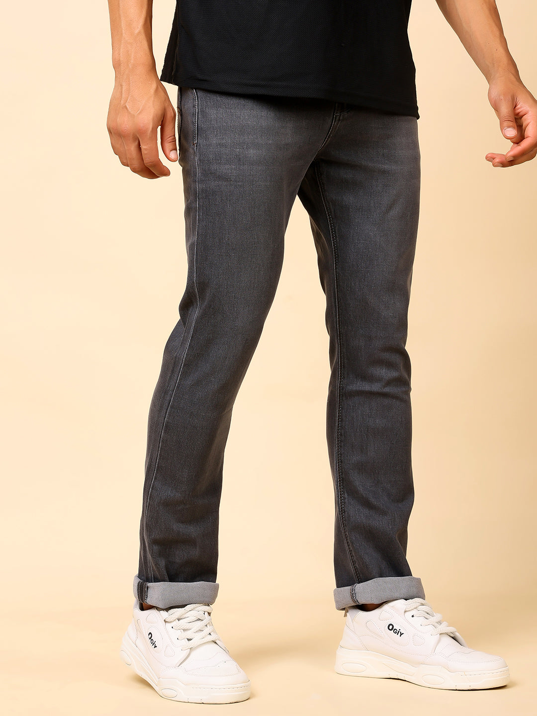 Stylox Men’s Bootcut Fit Mid-Rise Denim Jeans - Stylox