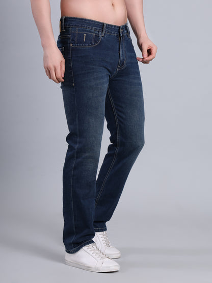 Stylox Men’s Comfort Fit Mid-Rise Jeans