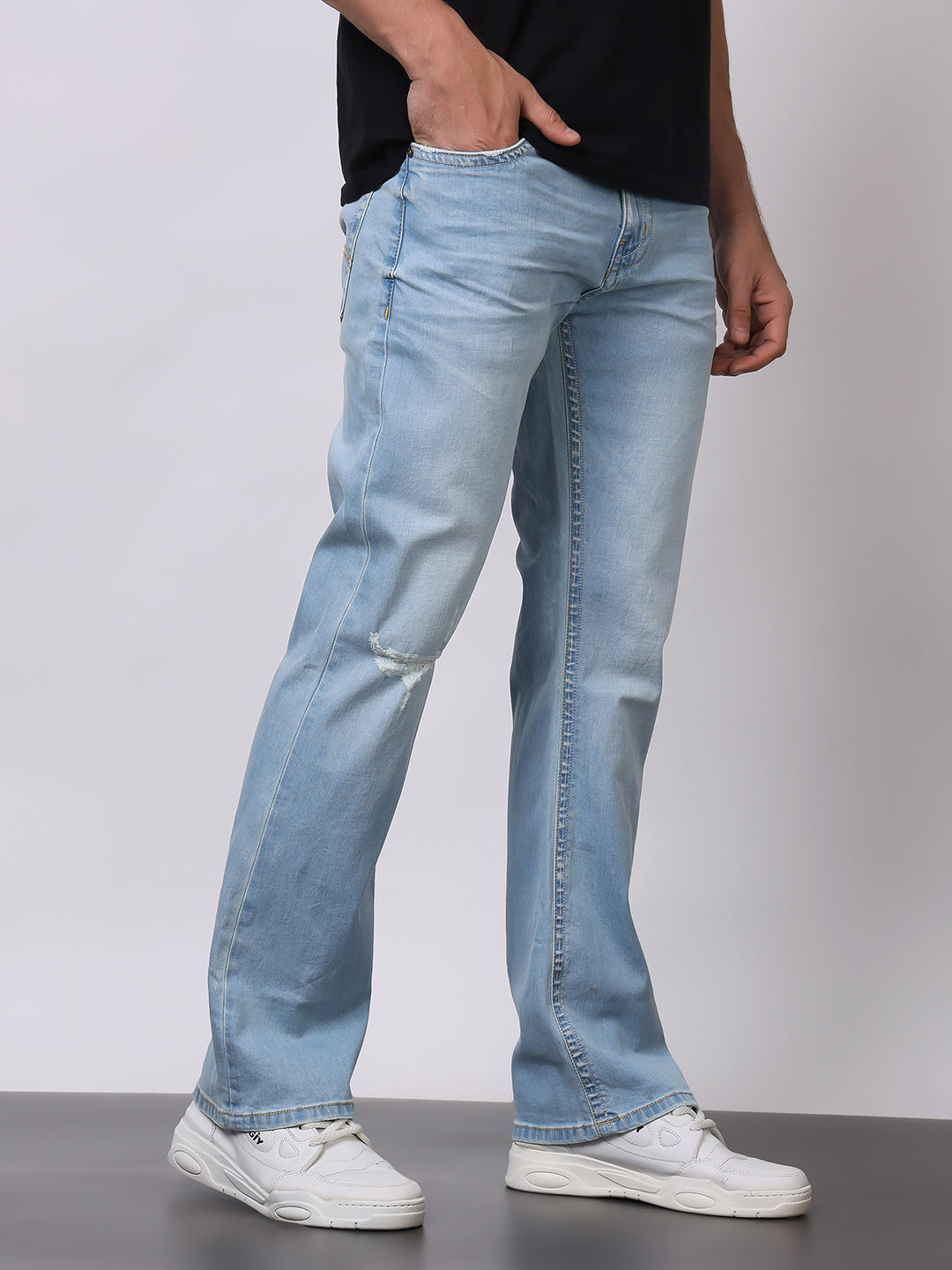 Stylox Men’s Bootcut Fit Jeans – Classic Flared Denim with Modern Comfort - Stylox