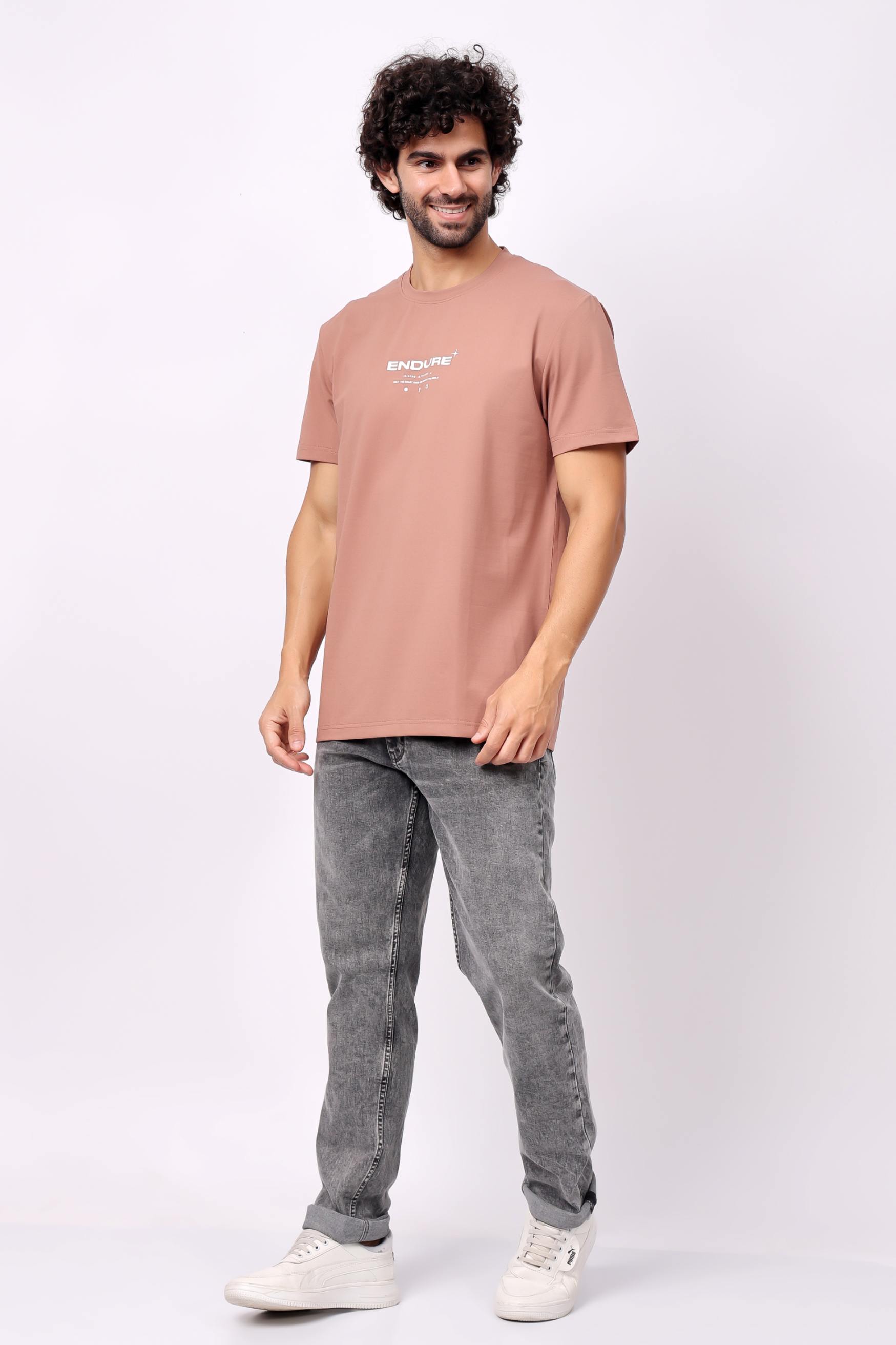 STYLOX MEN CREW NECK PRINTED T-SHIRT - Stylox