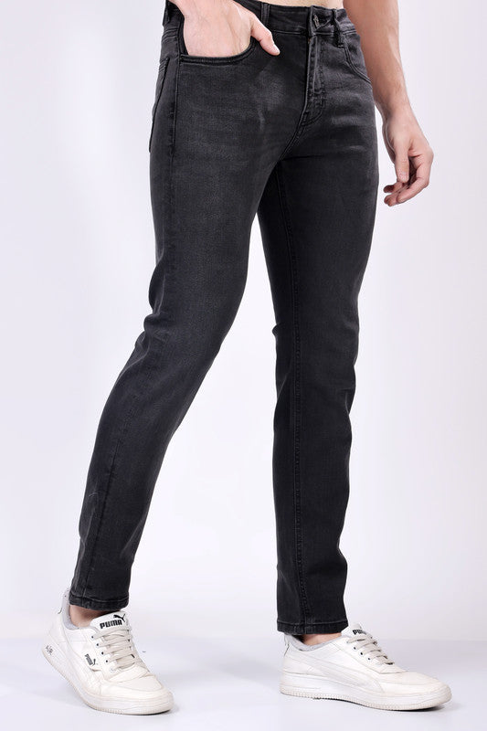Stylox Slim Fit Denim Jeans - black, - Stylox