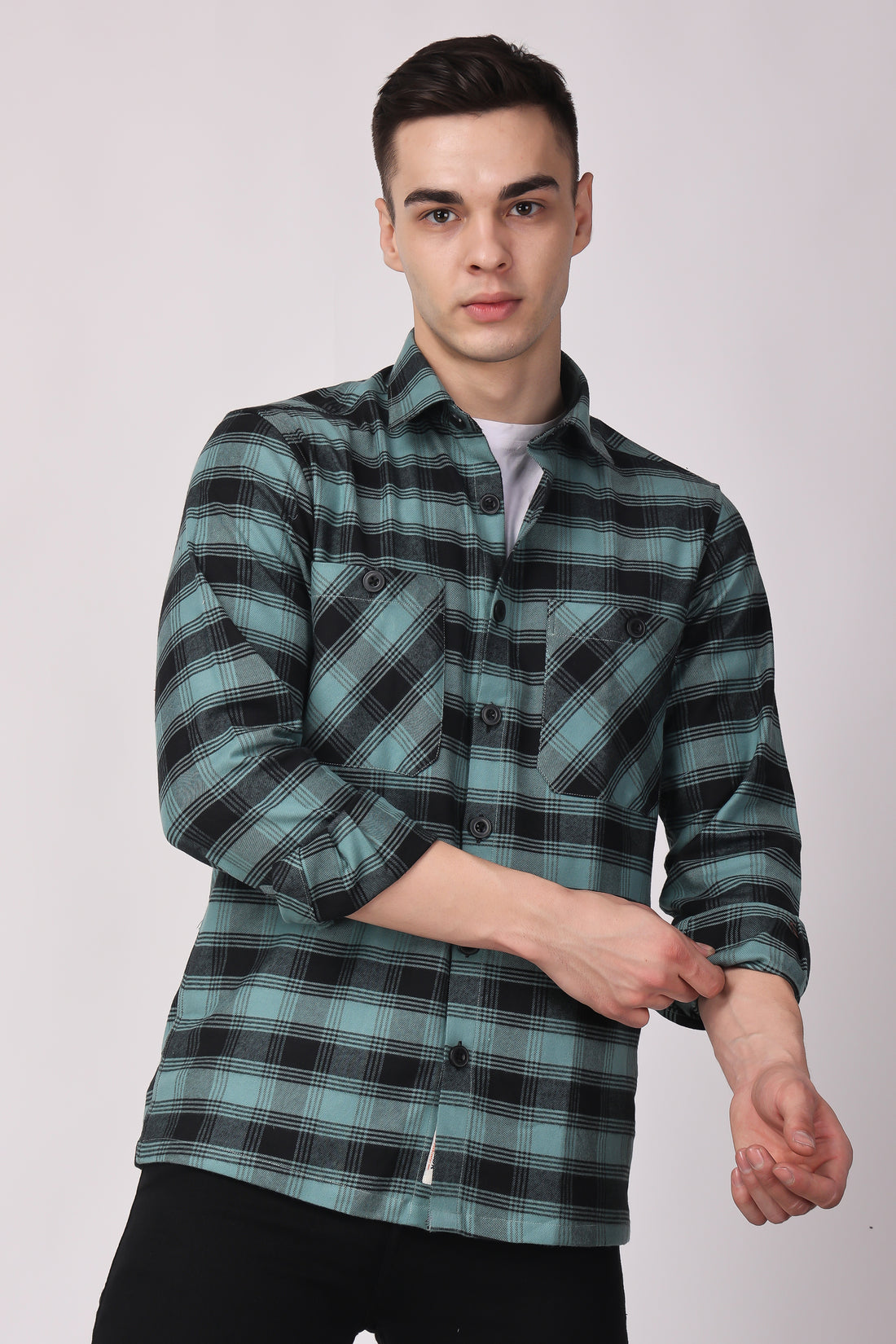 STYLOX COTTON FLEECE SHIRT