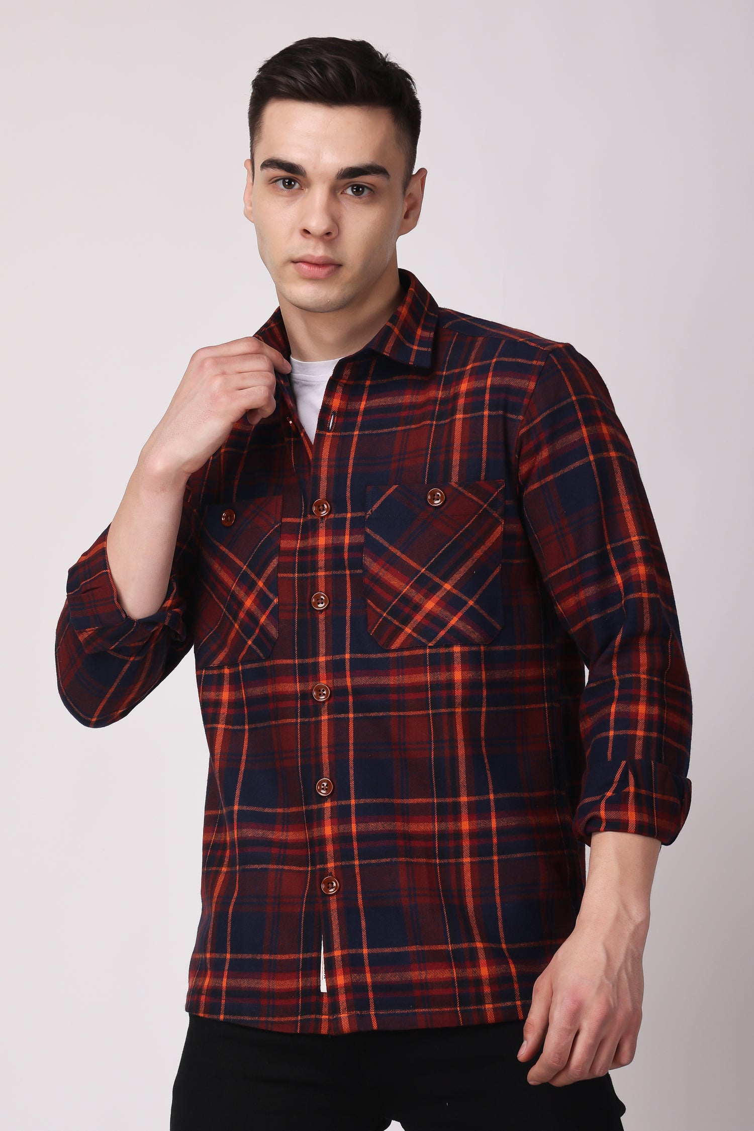 STYLOX COTTON FLEECE SHIRT