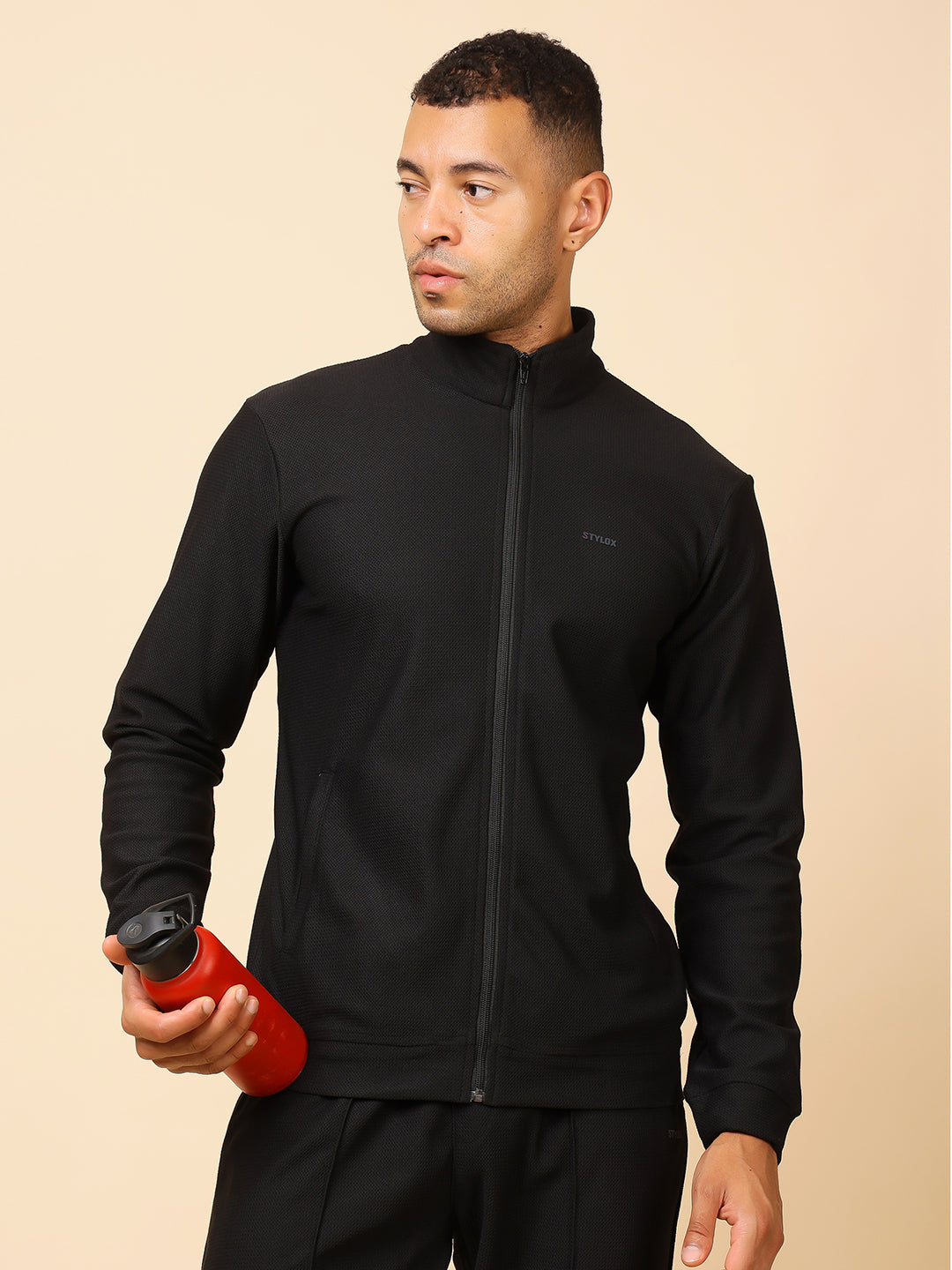 Stylox Men’s Solid Tracksuit – Stylish Full Set for Sports, Gym & Casual Wear - Stylox