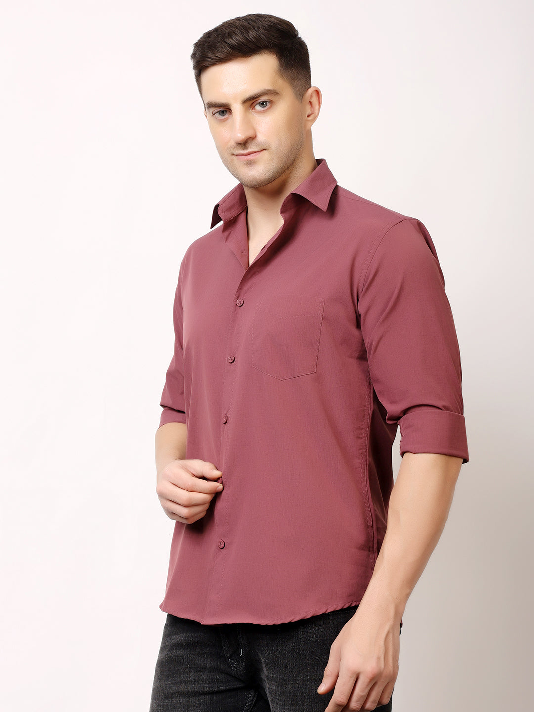 Stylox Men's Regular Fit Cotton Blend Shirt | Casual & Party Wear - Stylox
