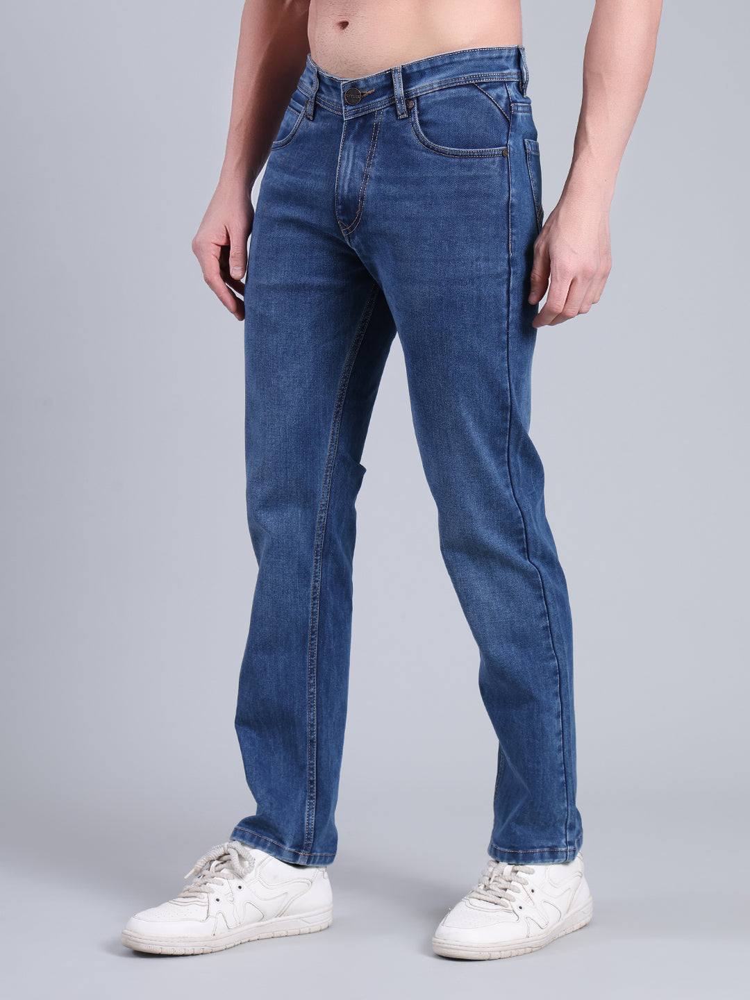 Stylox Men’s Straight Fit Jeans | Classic Denim Jeans for Men | Mid-Rise Everyday Casual Wear Jeans