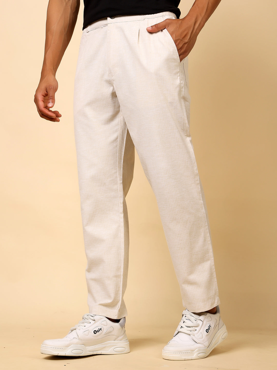 Stylox Men’s Classic Fit Trousers – Comfortable Formal & Casual Wear