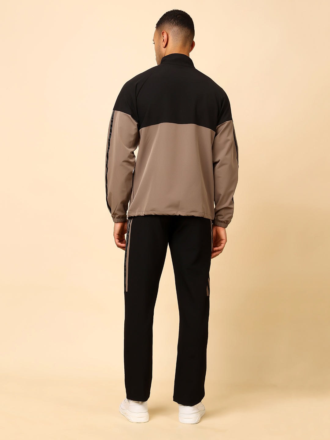 Stylox Men’s Tracksuit – Stylish Full Set for Sports, Gym & Casual Wear (Sand) - Stylox
