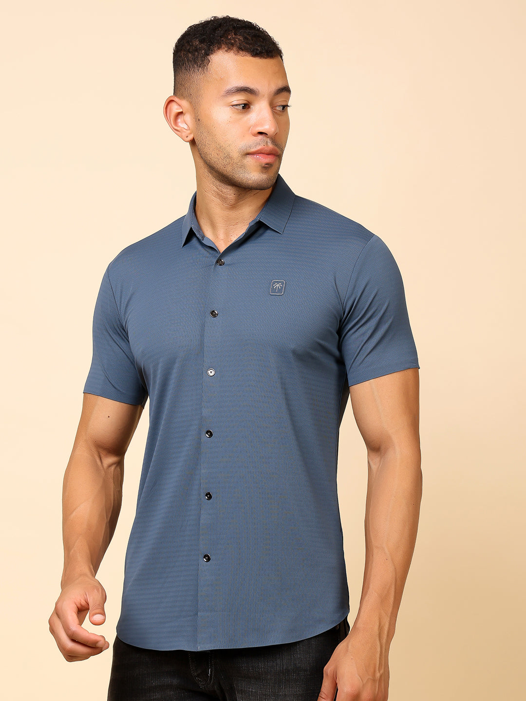 Men's Regular Fit Cotton Blend Shirt | Stylish & Party Wear - Stylox
