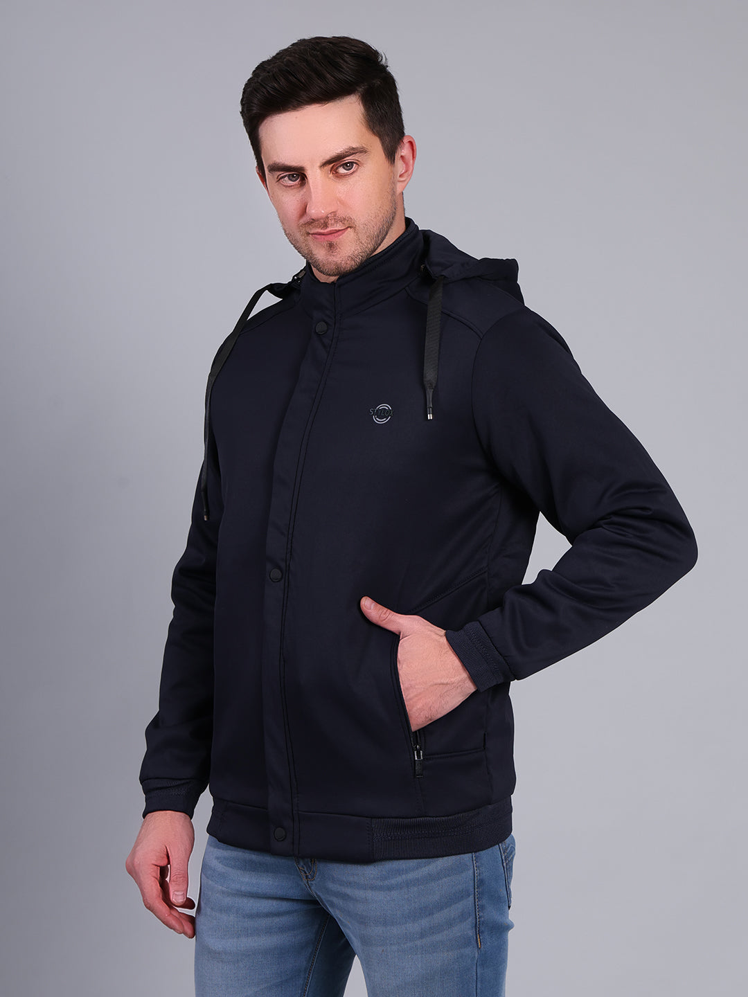 Stylox Men’s Winter Jacket with Hood | Warm Padded Jacket | Stylish Casual Outerwear