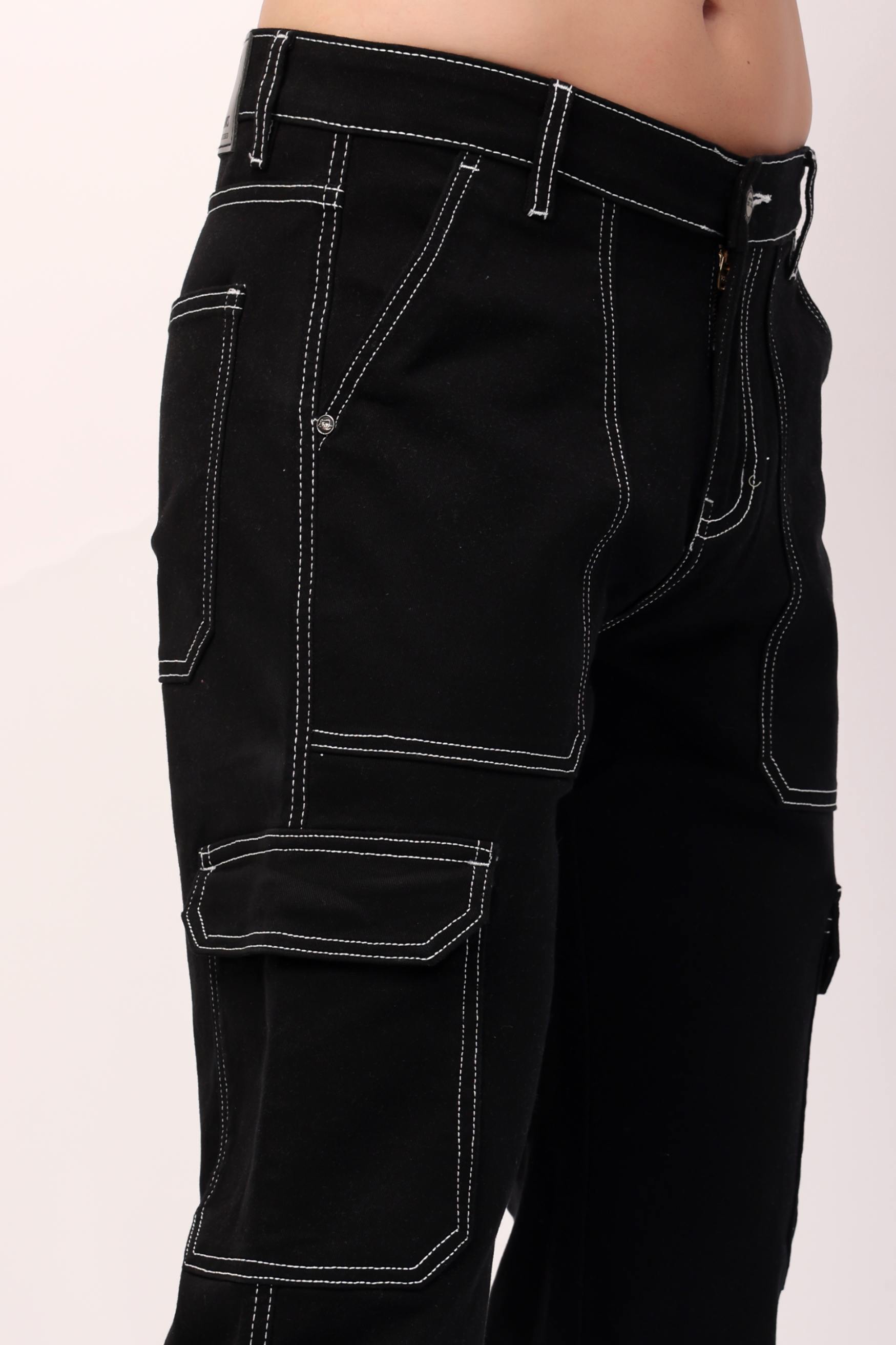 Stylox Men’s Comfort Fit Jeans in Black- 5870-10953 - Stylox