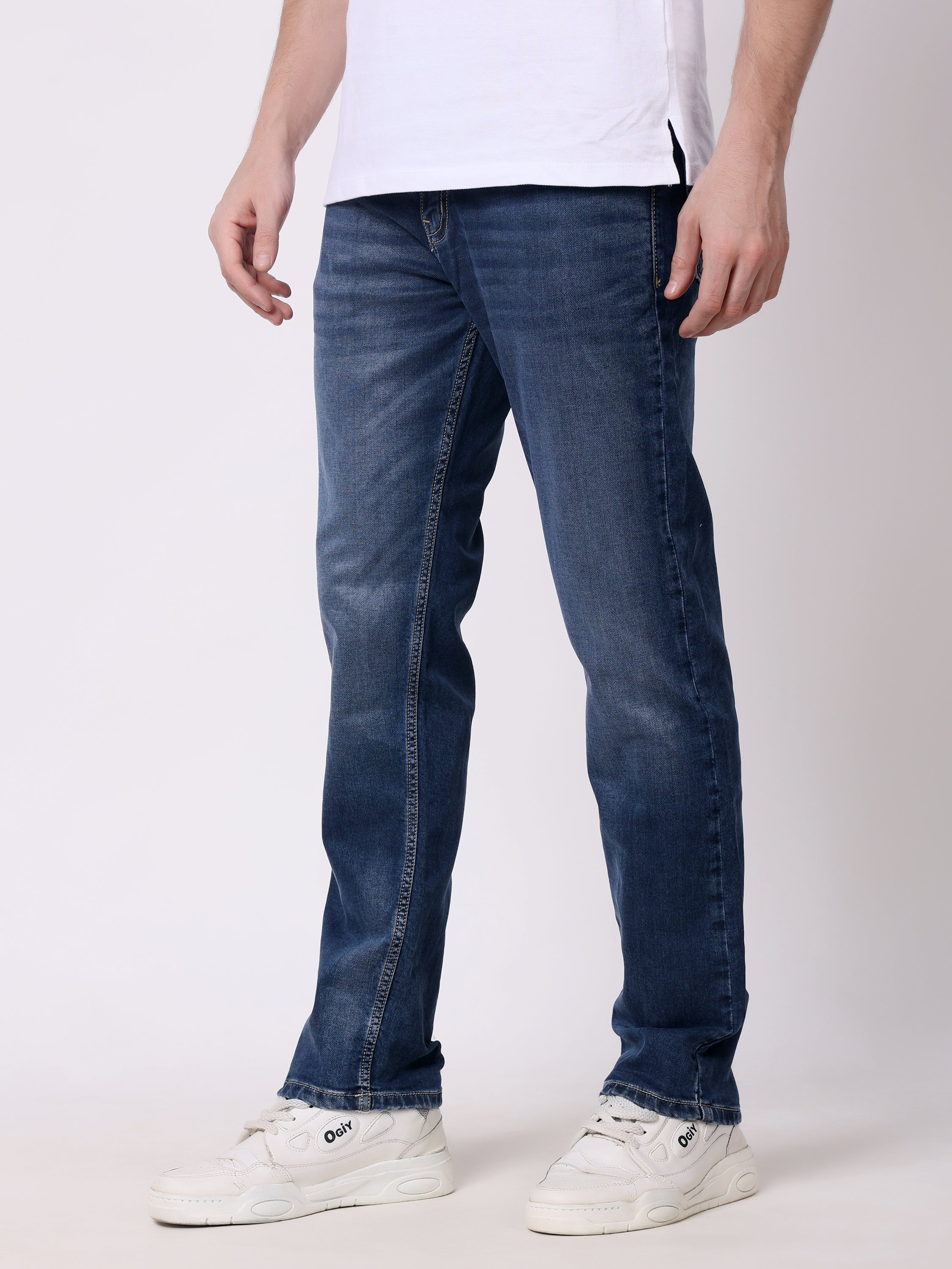 Stylox Men’s Stretchable Slim Fit Casual Denim Jeans - Stylox