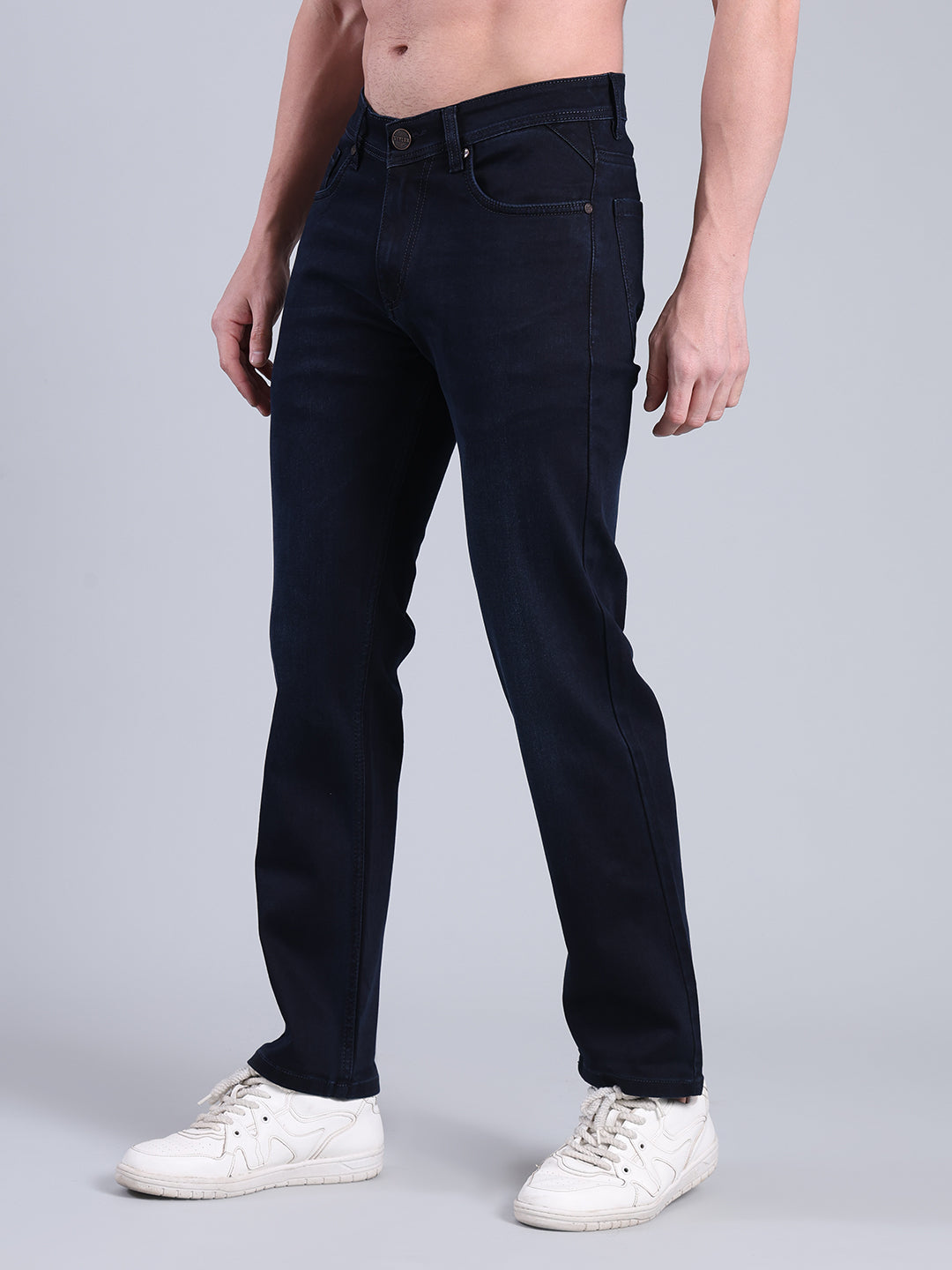 Stylox Men’s Straight Fit Jeans | Classic Denim Jeans for Men | Mid-Rise Everyday Casual Wear Jeans