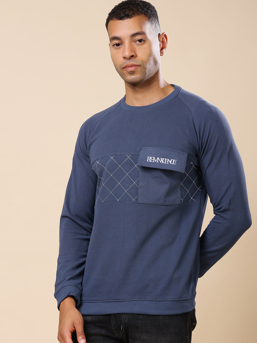 Stylox Men’s Round Neck Full Sleeve Sweatshirt – Classic Fit, Soft Fabric & Cozy Winter Wear