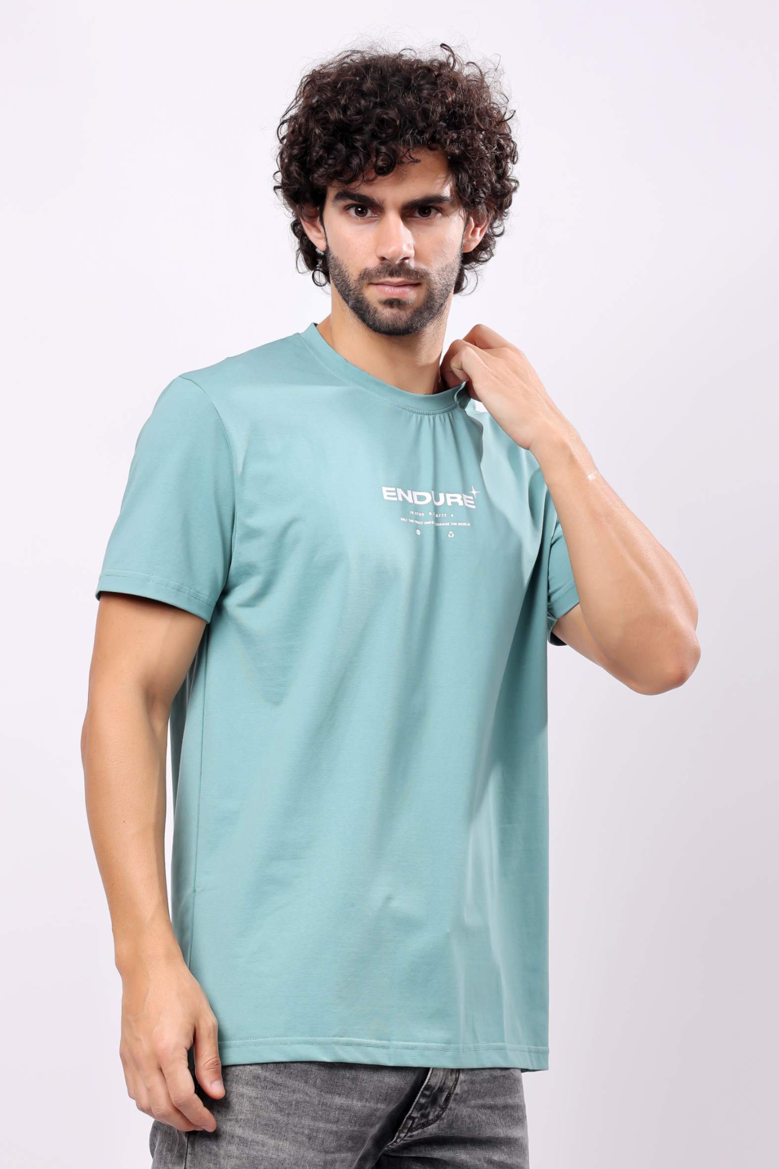 STYLOX MEN CREW NECK PRINTED T-SHIRT - Stylox