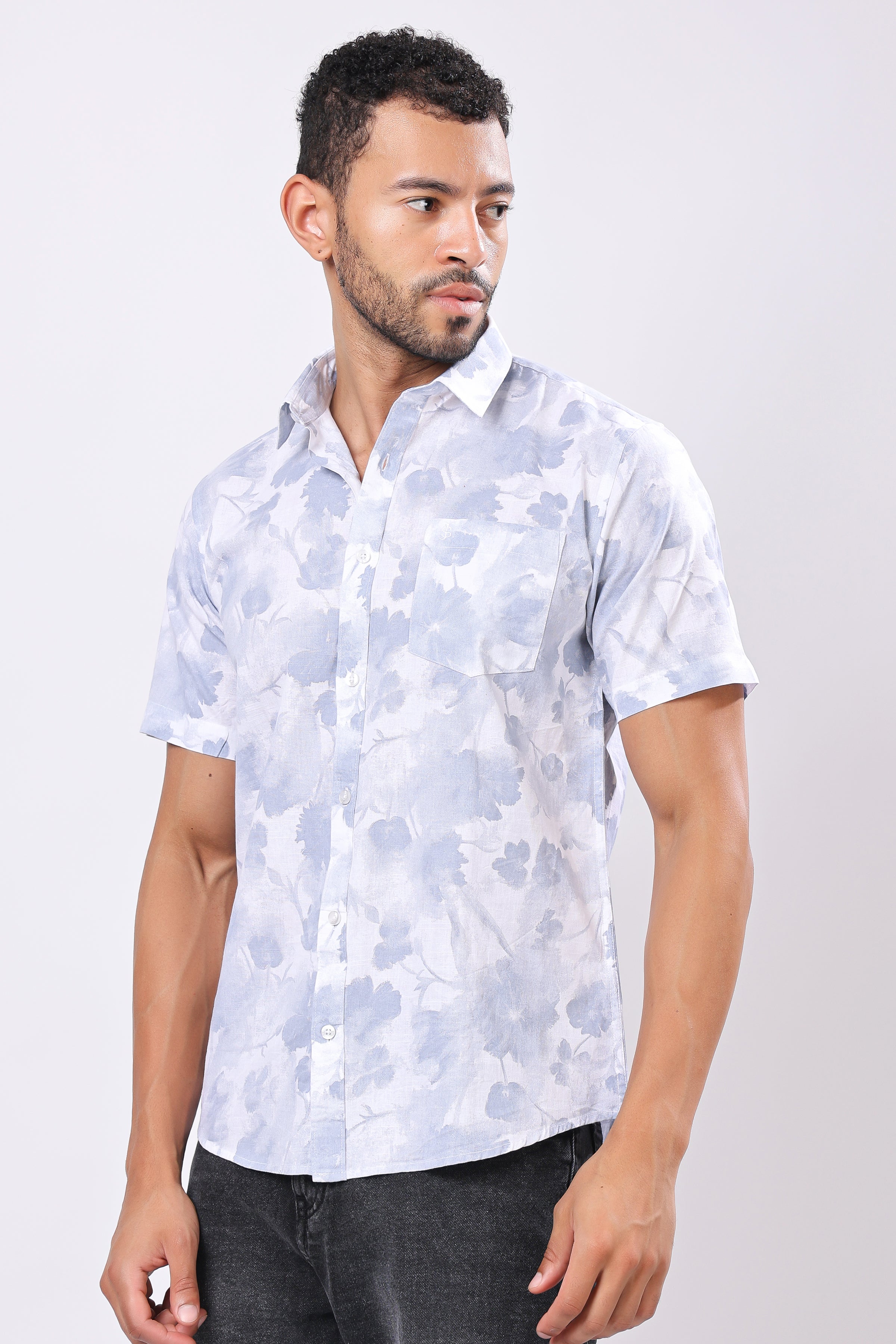 Stylox Printed Half Sleeve Casual Shirt - Stylox