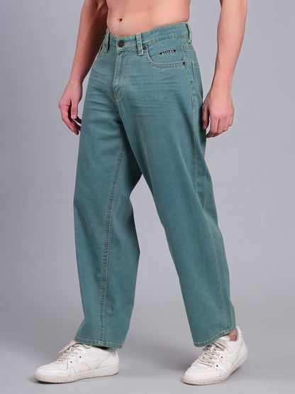 Stylox Men’s Sea Blue Loose Fit Jeans – Street-Ready Comfort &amp; Classic Style