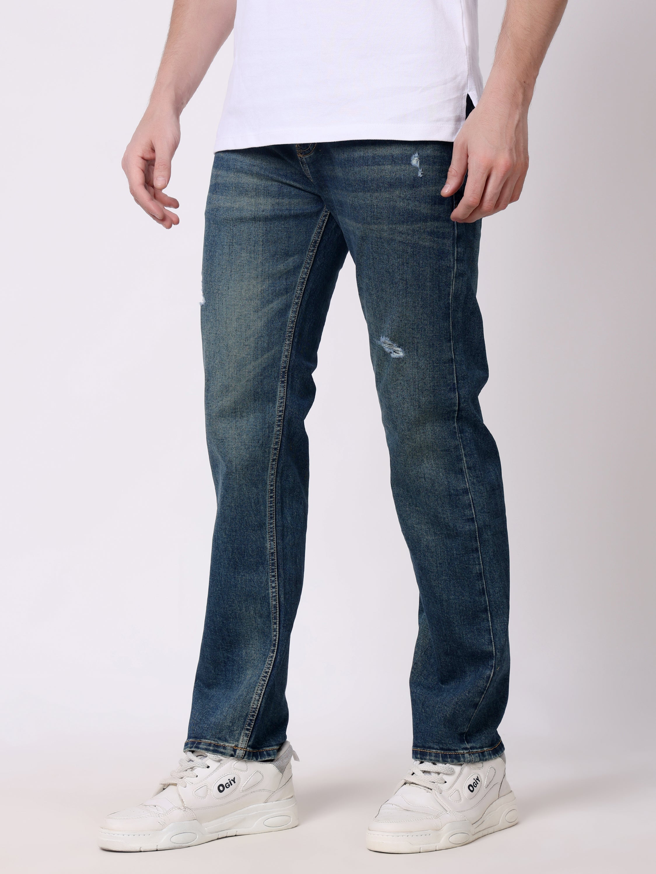 Stylox Men’s Stretchable Comfort Fit Denim Jeans - Stylox