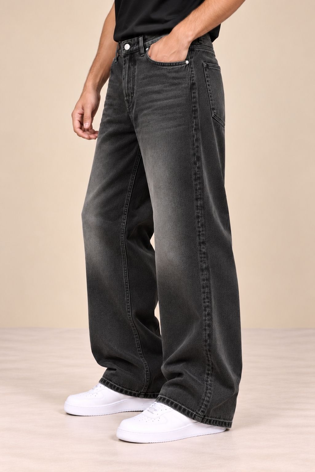 Stylox Men’s Flared Fit Non-Stretchable Denim Jeans
