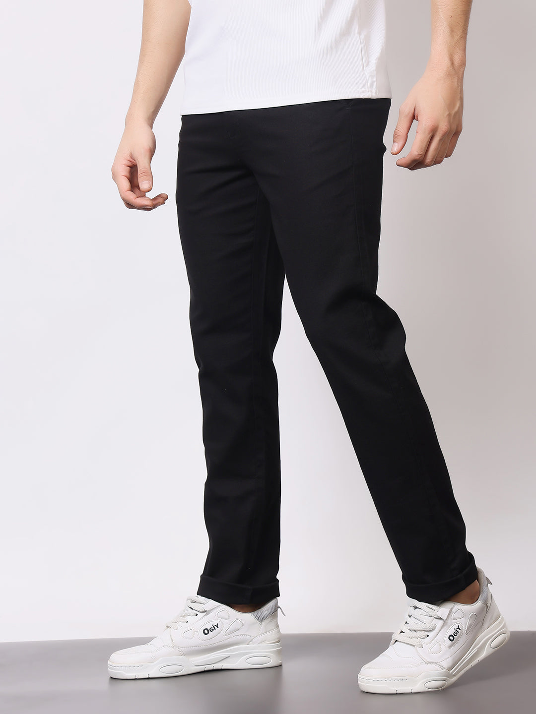 Stylox Men’s Premium Regular Fit Cotton Trousers – Casual & Formal Pants | Breathable Everyday Wear - Stylox