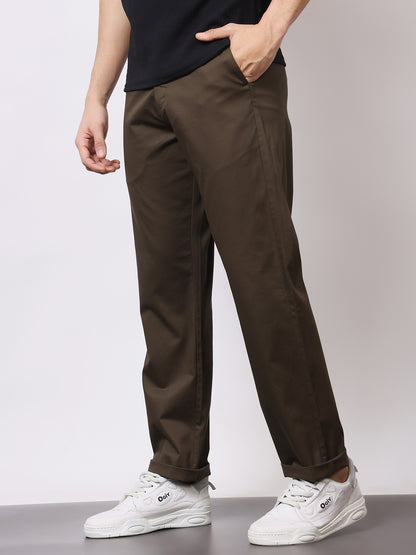 Stylox Men’s Premium Straight Fit Cotton Trousers – Casual &amp; Office Wear Pants - Stylox