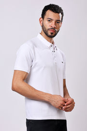 Stylox Solid Polo T-Shirt For Men