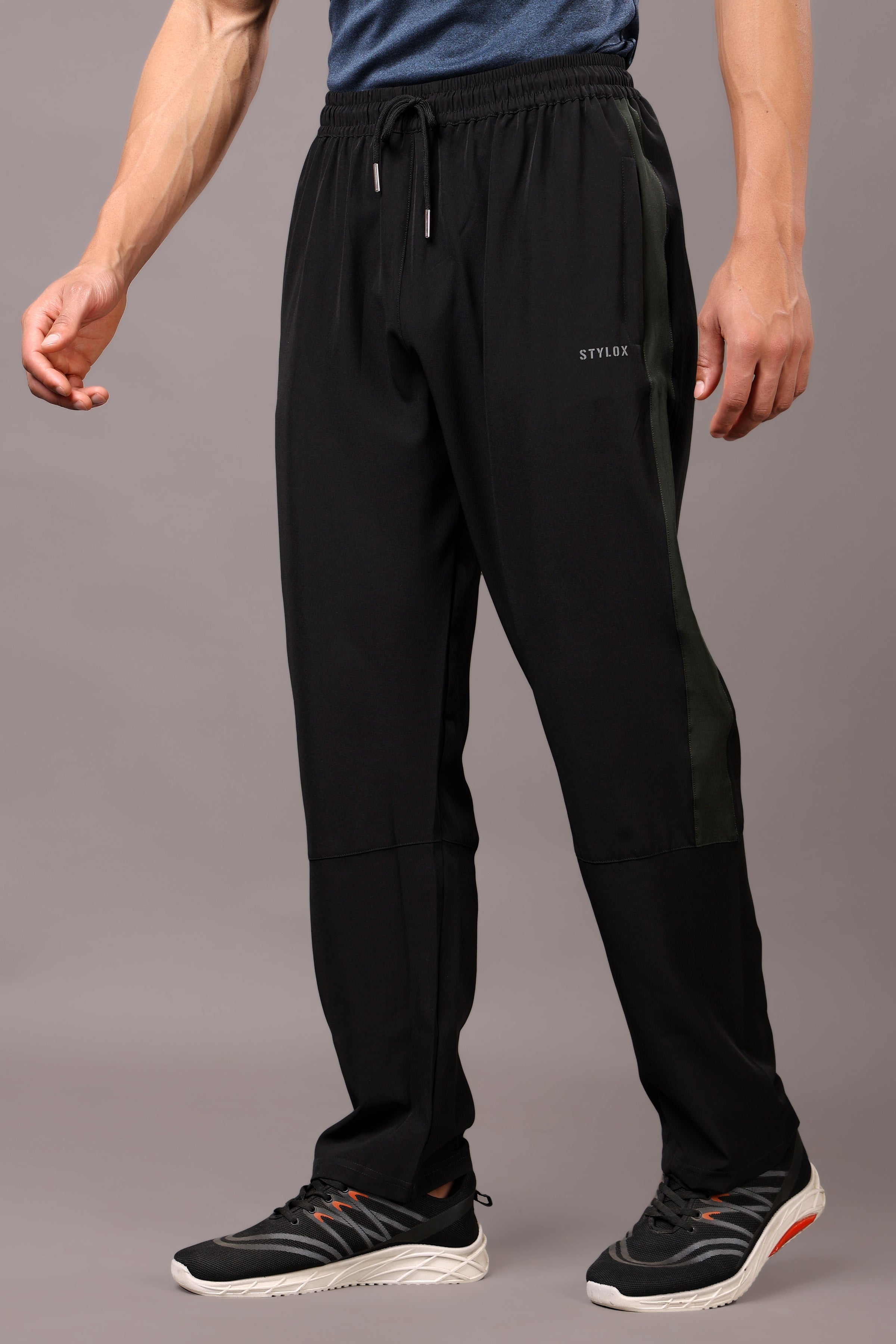 Stylox Classic Men’s Trackpants with Elastic Waist & Side Pocket