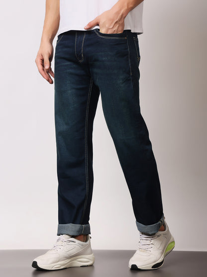 Stylox Men’s Comfort Fit Solid Jeans | Premium Stretchable Plain Denim Jeans for Men | Casual Mid-Rise Jeans for Everyday Wear