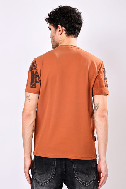 Stylox Men’s Regular Fit Round Neck Half Sleeve Printed T-Shirt | Casual Cotton Graphic Tee for Daily Wear