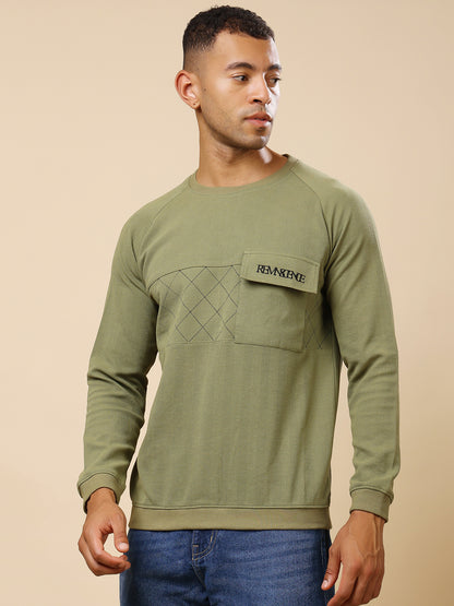 Stylox Men’s Round Neck Full Sleeve Sweatshirt – Classic Fit, Soft Fabric &amp; Cozy Winter Wear