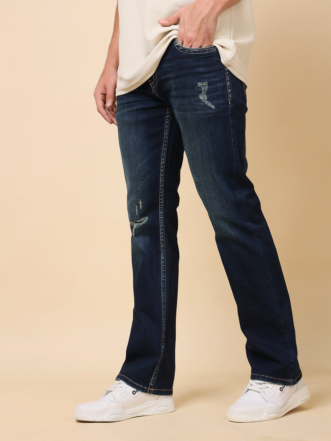 Stylox Men’s Bootcut Fit Jeans – Classic Flared Denim with Modern Comfort - Stylox
