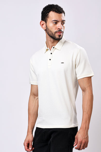 Stylox Solid Polo T-Shirt For Men