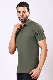 Stylox Solid Polo T-Shirt For Men