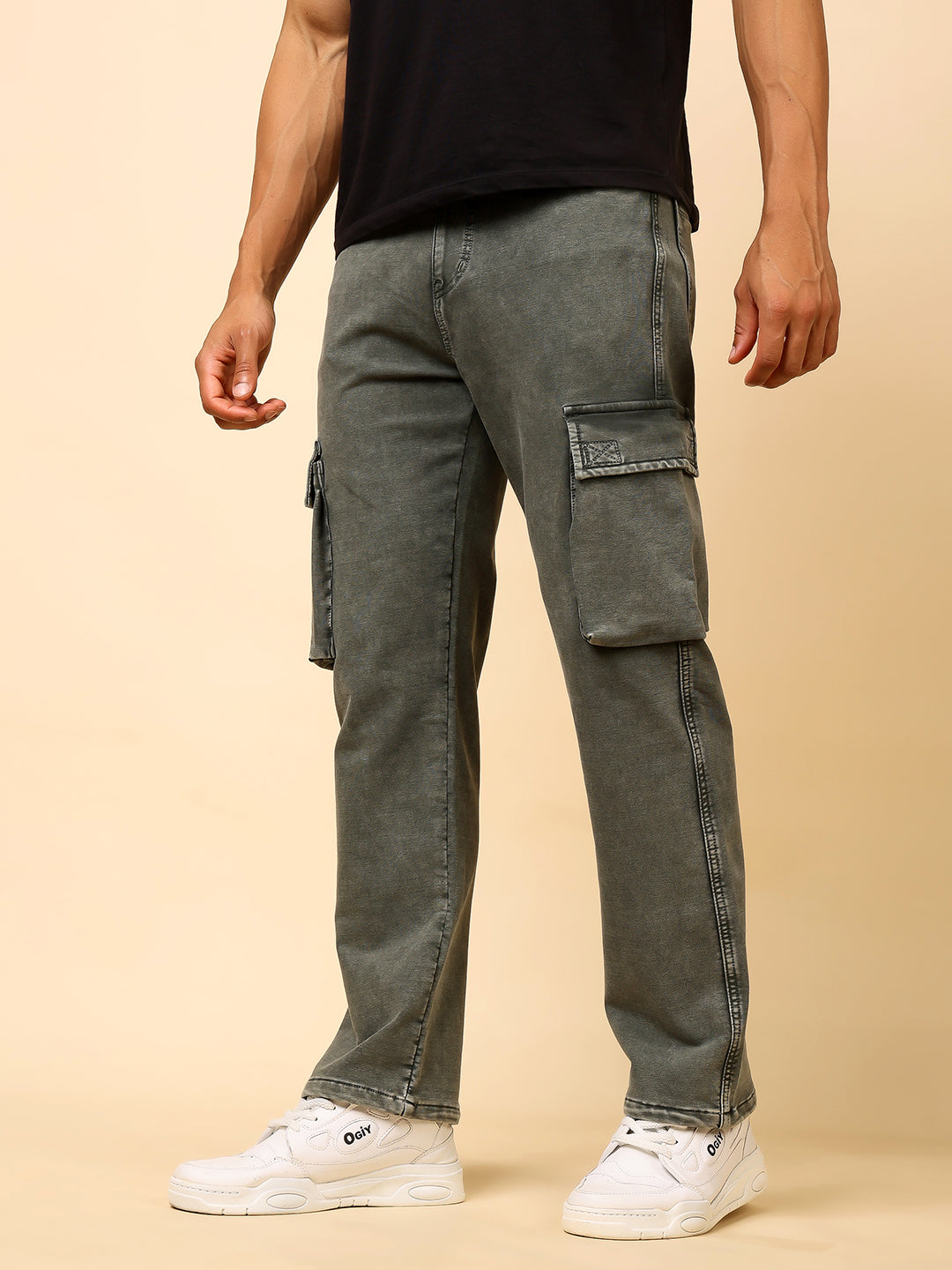Stylox Comfort Fit Cargo Pants for Men Modern Casual Wear